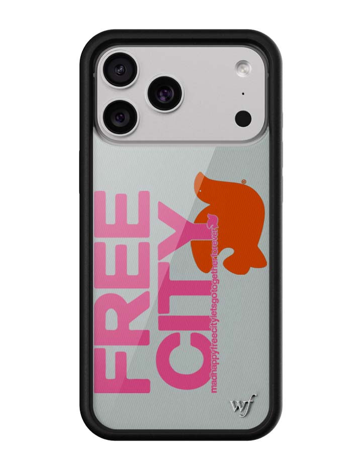 FCPI2017PM-THE-MADHAPPY-_-FREECITY-TOGETHERFOREVER-GREY-_-PINK-iPhone-17-Pro-Max-Case-01
